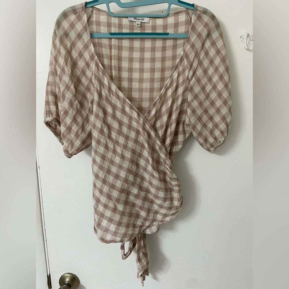 Madewell wrap top